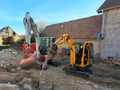 Búracie práce hydraulickým kladivom